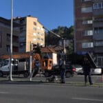 Raskrsnica Crveni 7 na početku radova