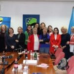 Predstavnice nevladinih organizacija na sastanku o temi “Prevencija i adekvatan odgovor na rodno zasnovano nasilje”.