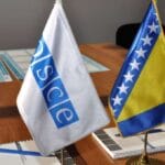 Zastave BiH i OSCE