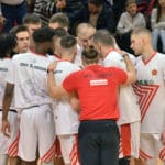 Košarkaši Slobode u utakmici poritv KK Bosna