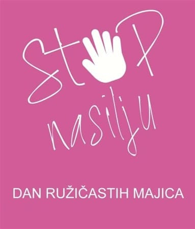 Međunarodni dan borbe protiv vršnjačkog nasilja, simbol dana je ružičasta majica