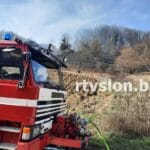 Požar niskog rastinja u naselju Moluhe