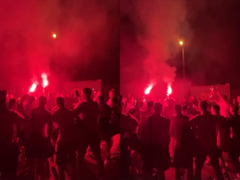 Doček juniora FK Sloboda