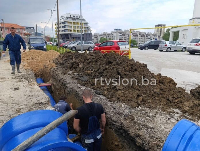 Radovi na vodovodnoj mreži u Tuzli