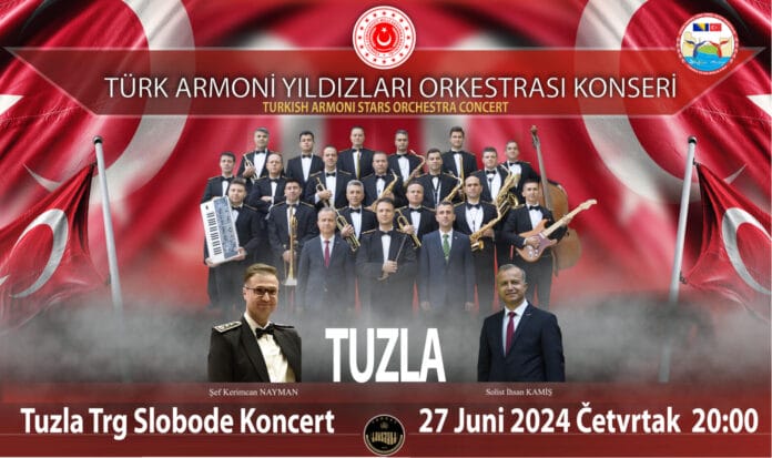 Turski orkestri održat će dva koncerta na Trgu slobode u Tuzli