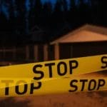 STOP - POLICIJA - ŽUTA TRAKA, pucnjava