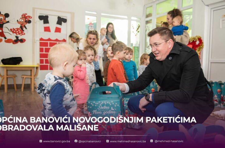 Načelnik Općine Banovići uručio paketiće djeci