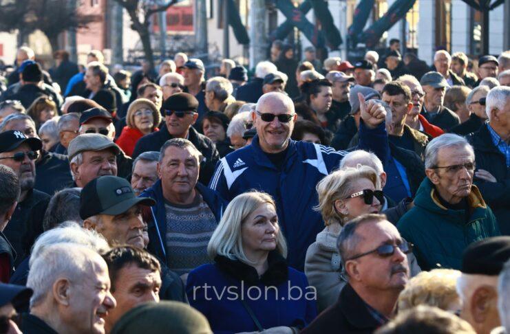 Protesti penzionera u Tuzli