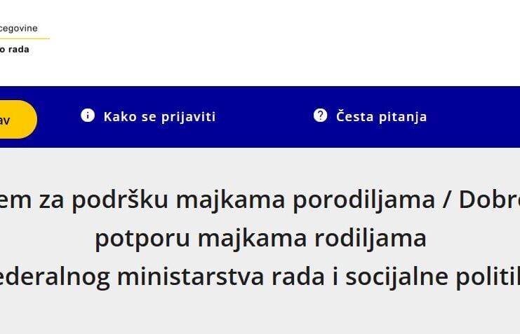 Uskoro prijave na aplikaciju e- porodilja za dobijanje naknada od 1.000 KM za svako novorođeno dijete u 2025.