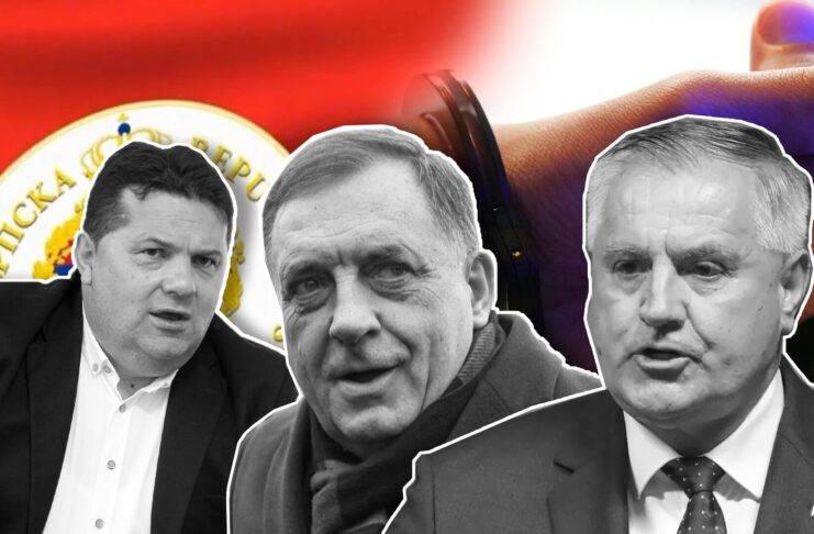 Dodik, Viskovic, Stevandić, privođenje centralna potjernica