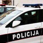 Policijsko auto/ krivično djelo/ tuzla servis