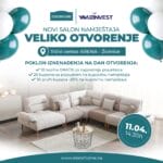 Veliko otvorenje salona namještaja DEKORHOME u Živinicama – pokloni za prve posjetioce!