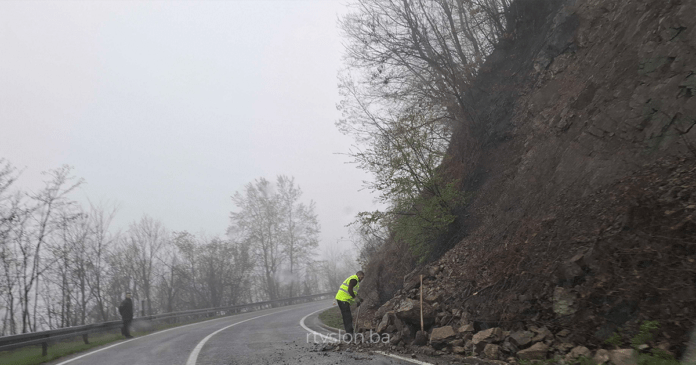stanje na cestama/ opasnost od odrona