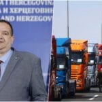 Peulić, kamion, protesti