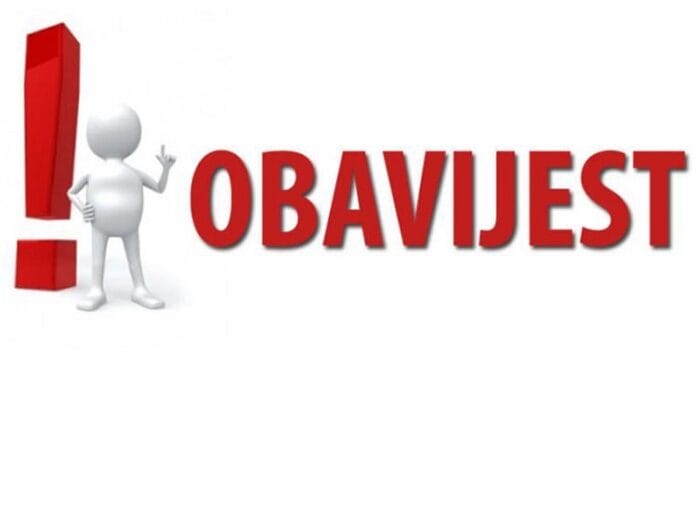 Obavještenje/ Grad Tuzla/ Civilna zaštita/Sirene/ sanaciji odrona
