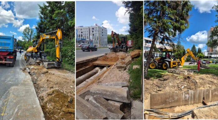 Centralno grijanje radovi na više lokacija u gradu/ rekonstrukcija magistralnog vrelovoda