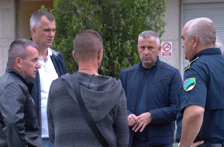 Ranjen policajac u Teočaku, muskarac