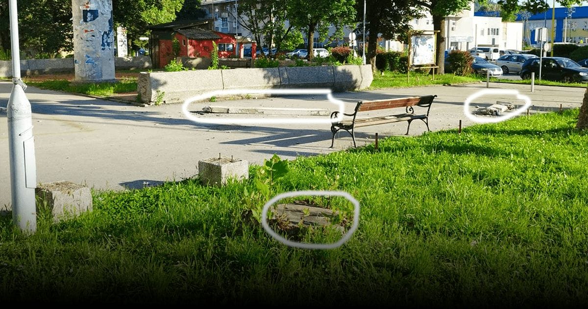 Na Ircu padaju dijelovi zgrada, oštećen automobil