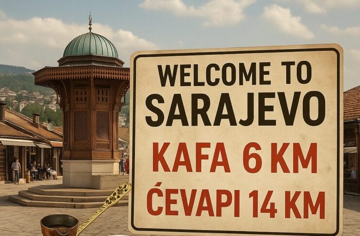 Kafa 6 KM ćevapi 14 KM