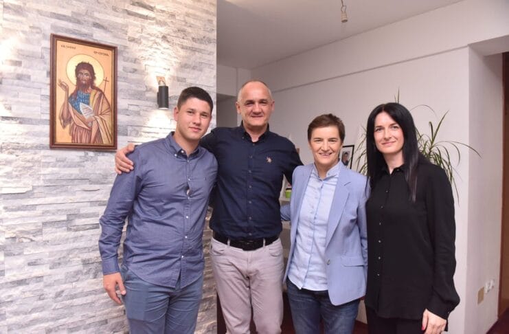 Ana Brnabić u posjeti porodici Pavlović