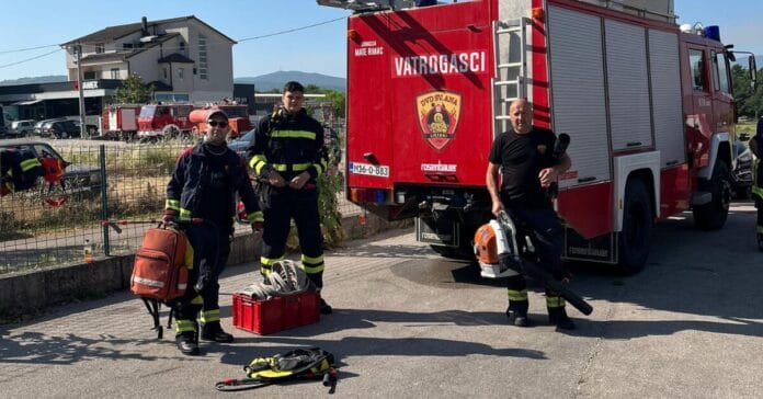 Požar u Grudama: Glavne linije ugašene, zračne snage i dalje aktivne