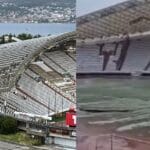 Oluja u Splitu čupala stabla, grad bez struje, oštećen i Poljud