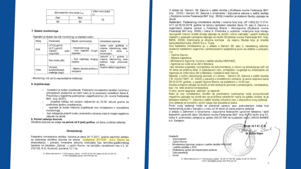 Novi detalji o kamenolomu Začula, primjedbe Štitar