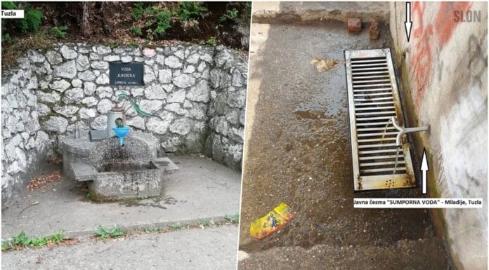 česma, javna česma, neispravna voda
