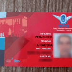 BUS kartica, gips, javni prevoz