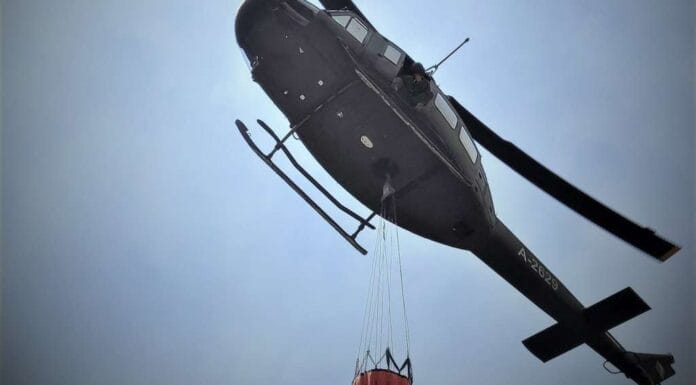 Helikopter OSBiH upućen na požarište kod Mostara