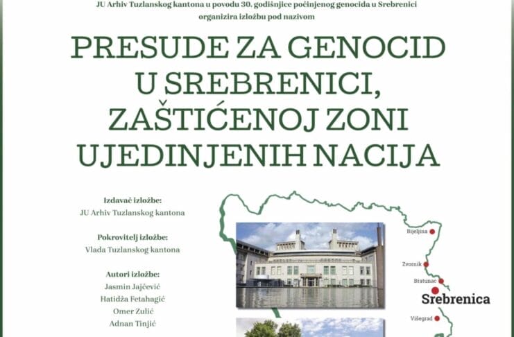 U Tuzli sutra izložba o presudama za genocid u Srebrenici