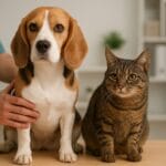 Odgovorno vlasništvo, Pas i mačka u veterinarskoj ambulanti – simbol odgovornog vlasništva