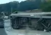 Kamion s brašnom se prevrnuo kod Doboja, saobraćaj otežan