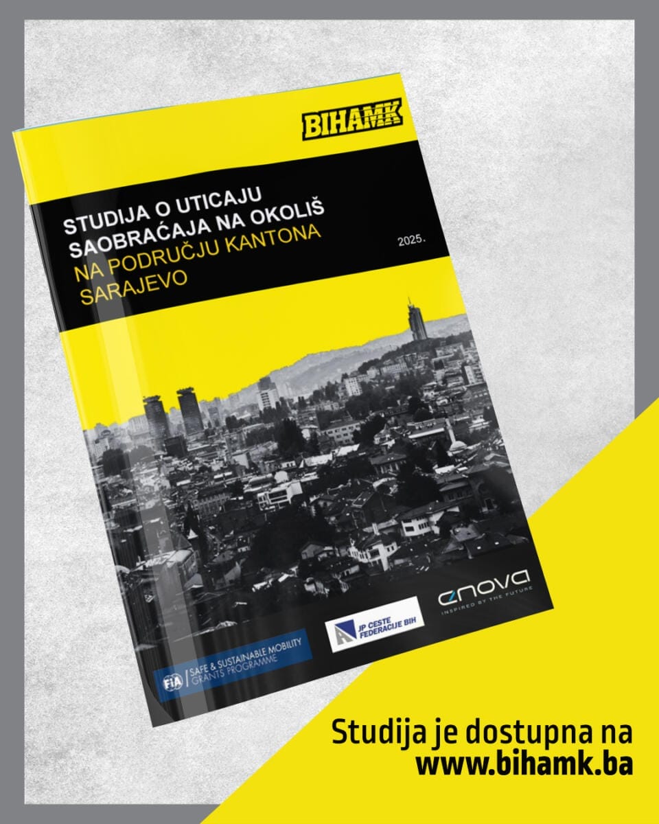 Obavijest za medije - Studija uticaja saobraćaja na okoliš na teritoriji Kantona Sarajevo