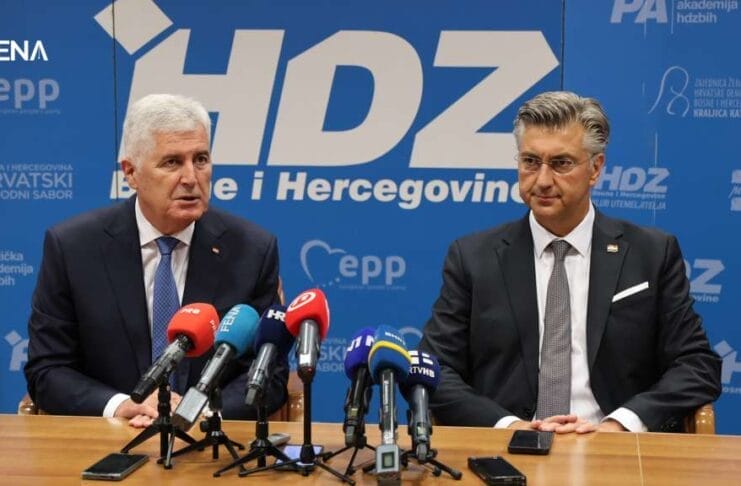 Čović i Plenković za očuvanje stabilnosti BiH