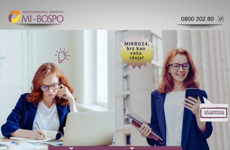 MI-BOSPO: Mikro24 kredit - brz kao vaša ideja!