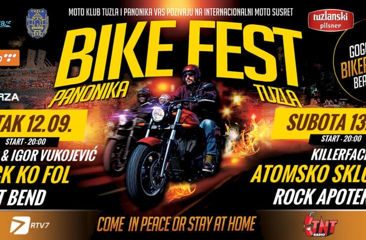 Tuzla se i ove godine sprema za spektakl na točkovima, Bike Fest Panonika 2025, koji će biti održan 13. septembra.