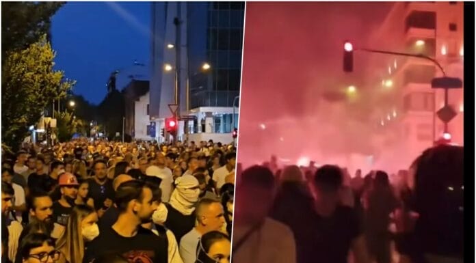 sns, srbija, protesti