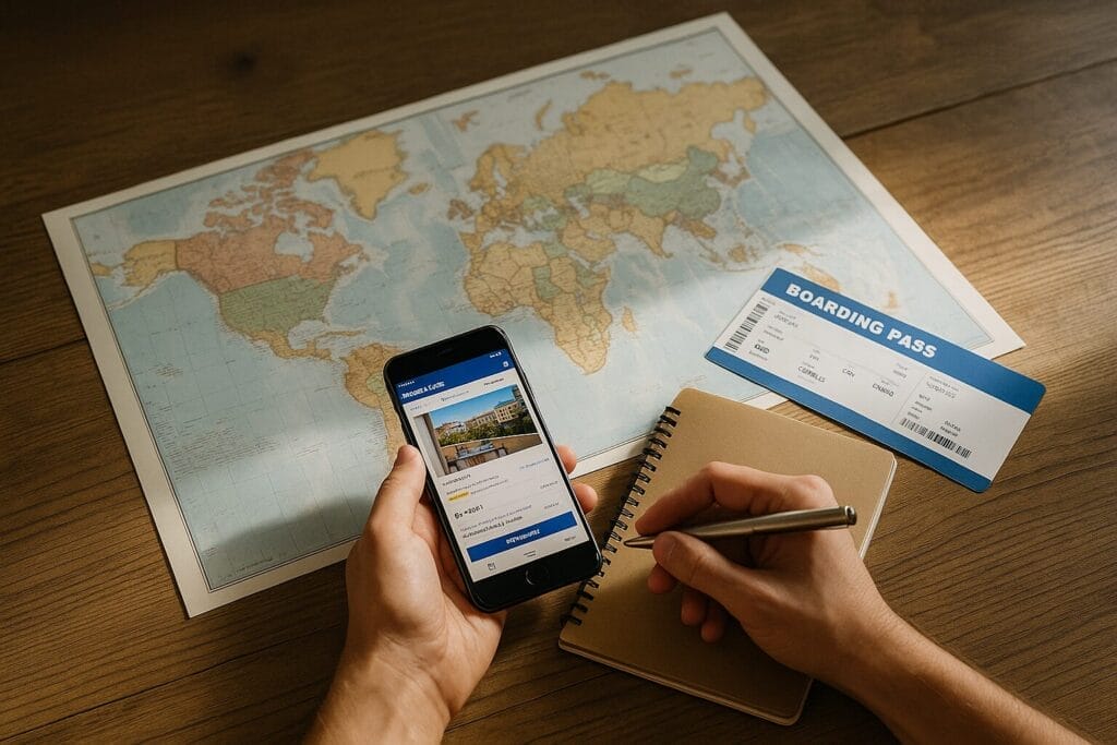 Depresija nakon odmora – planiranje narednog putovanja uz kartu svijeta, avionsku kartu i aplikaciju Booking.com
