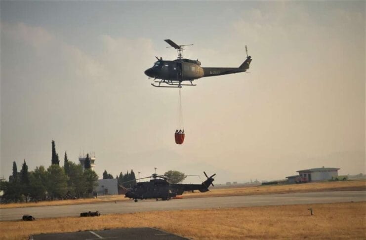 Na gašenju požara u Crnoj Gori angažovan helikopter iz BiH