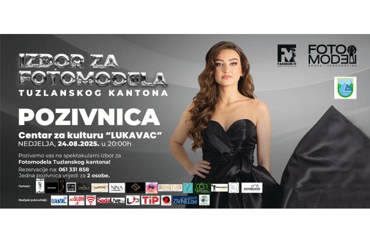 Izbor za Fotomodela TK 2025 - Večer ljepote, talenta i inspiracije u Lukavcu
