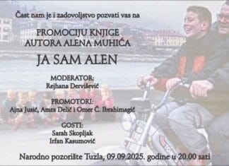 Promocija knjige „Ja sam Alen“ u Narodnom pozorištu Tuzla