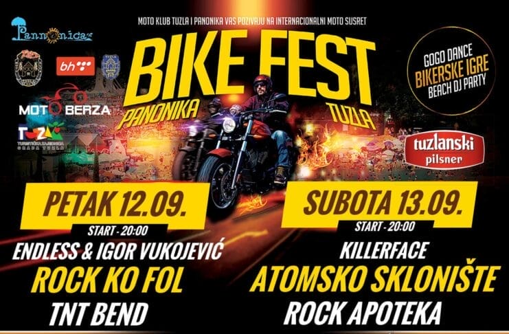 Bike Fest Panonika Tuzla 2025 okuplja bajkere i ljubitelje dobre muzike