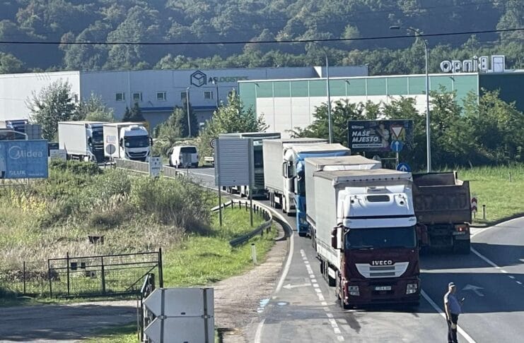 Prevoznici širom BiH u protestima: blokirani teretni terminali, gužve bez incidenata